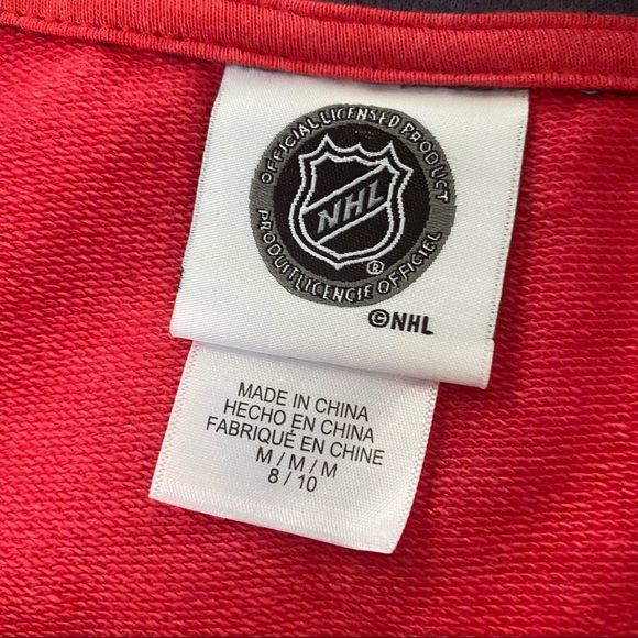 NHL Columbus Blue Jackets Women’s Lace-Up Sweatshirt - Picture 4 of 6